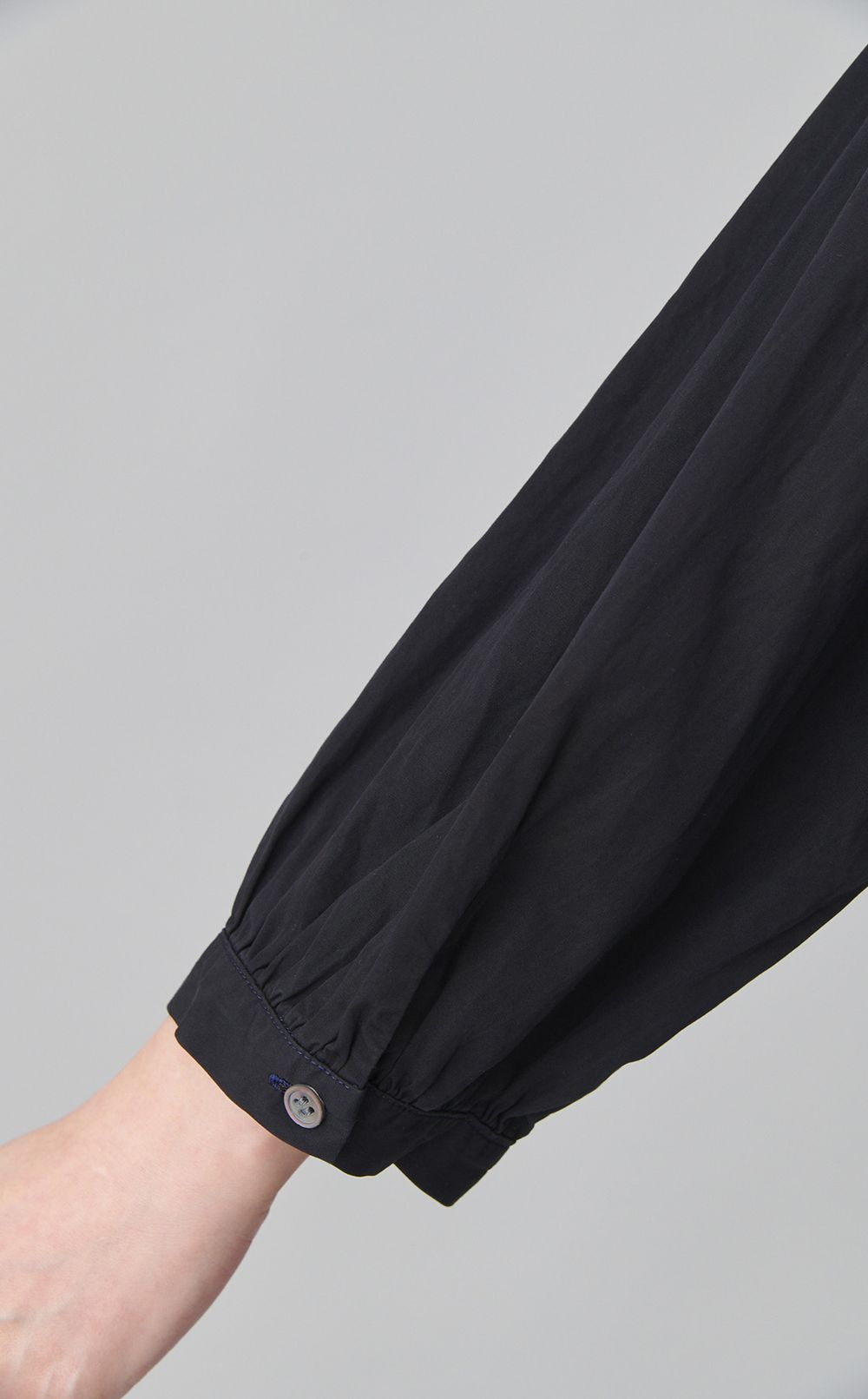 【reADdress】バンドカラーストライプワンピース