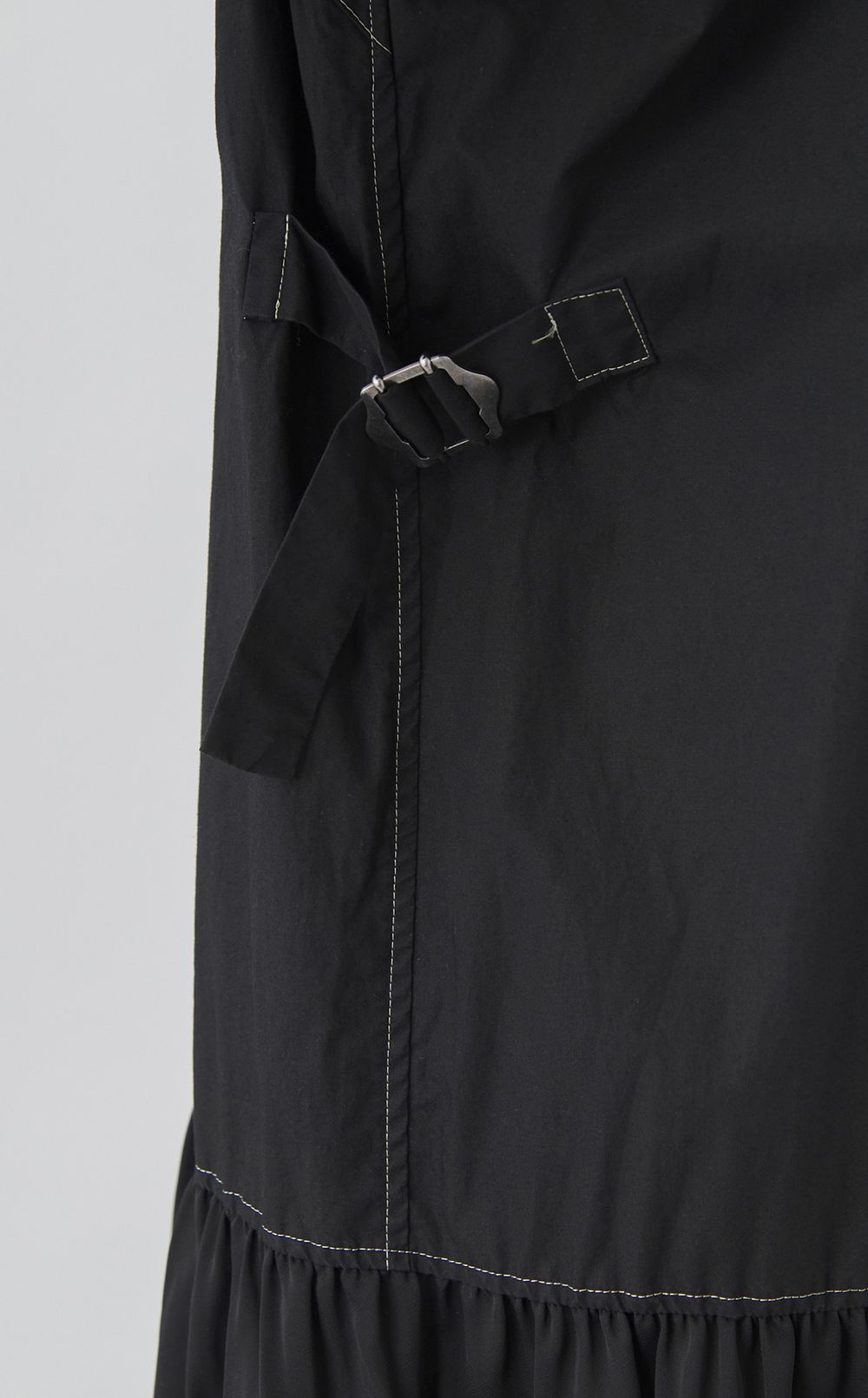 【reADdress】異素材シャツワンピース