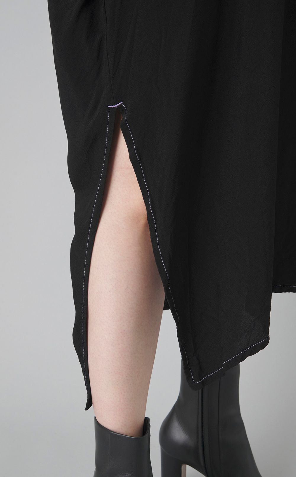 【reADdress】ライラックアシンメトリーワンピース