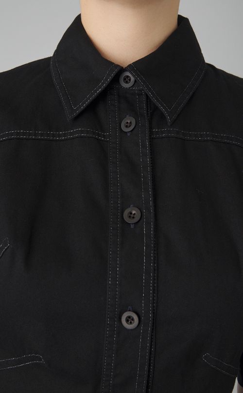 【reADdress】ステッチデザインフレアワンピース