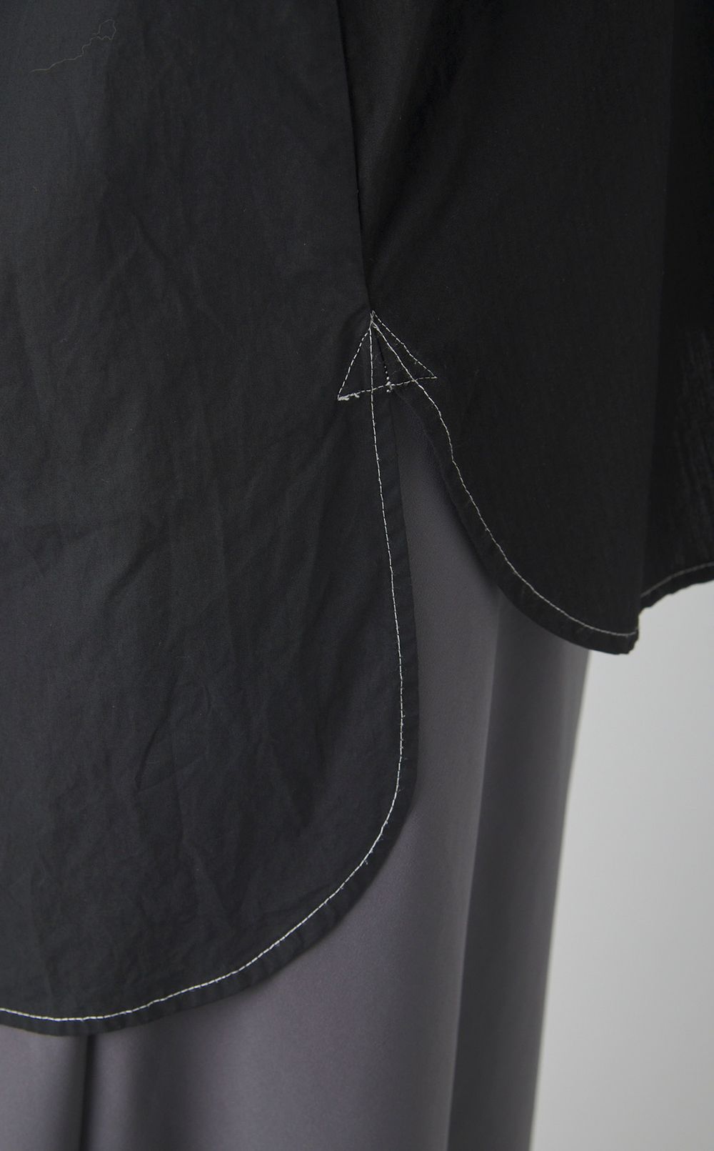 【reADdress】ミニフラワーストライプシャツ