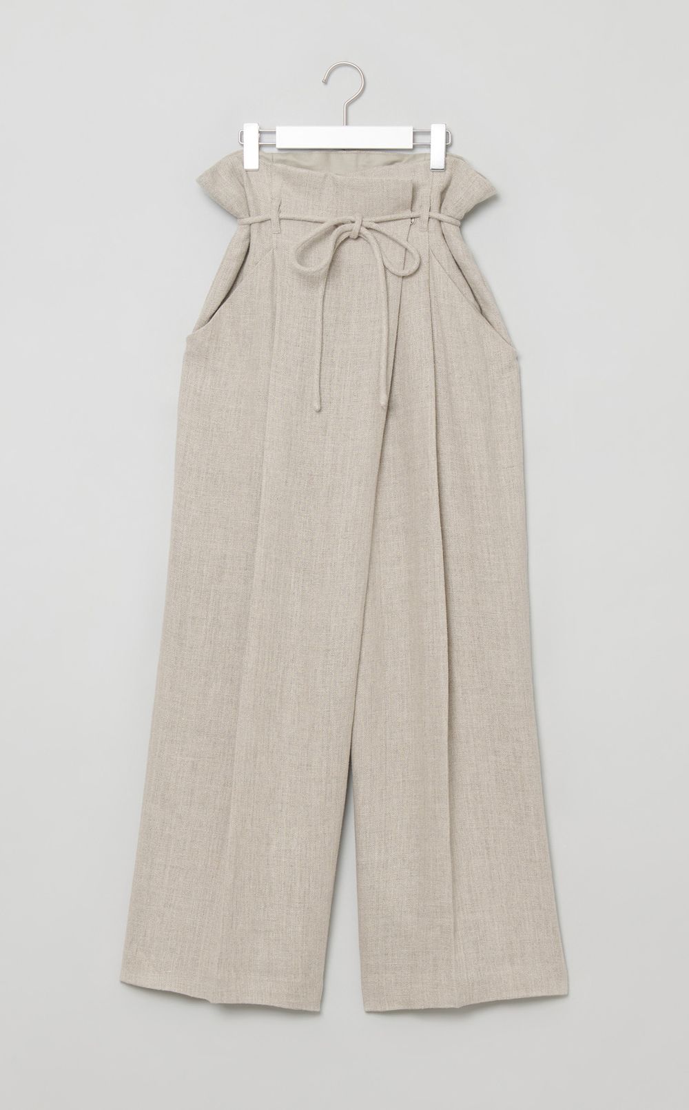 ハイウエストラップパンツ