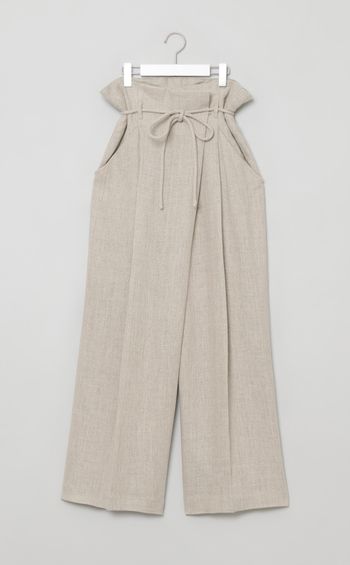 ハイウエストラップパンツ