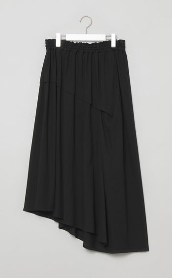 コットンボイルアシメトリースカート