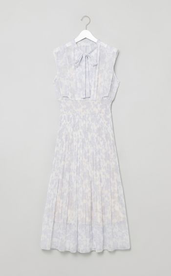 フラワープリントワンピース