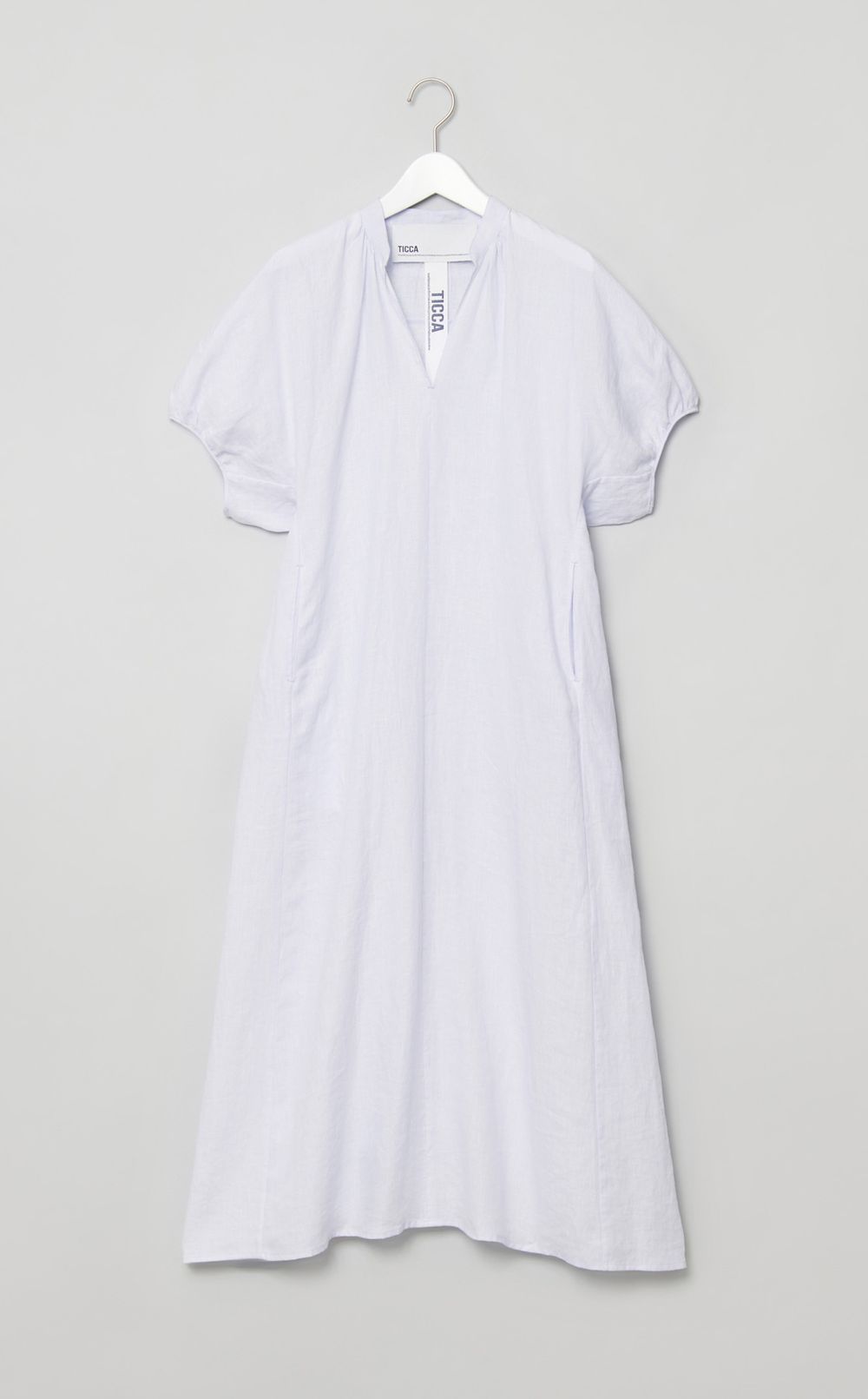 リネンバルーンスリーブワンピース