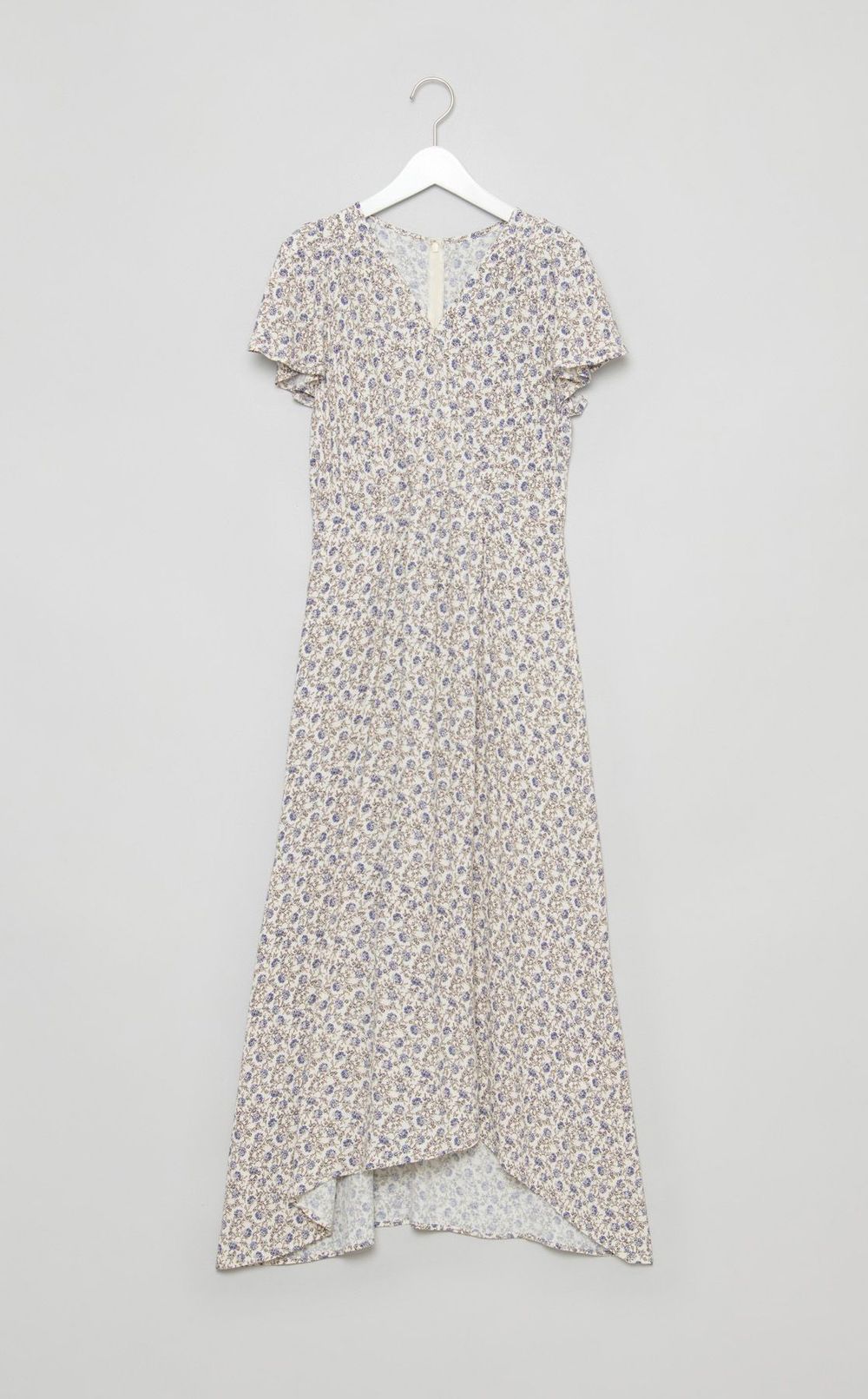 カシュクールプリントワンピース