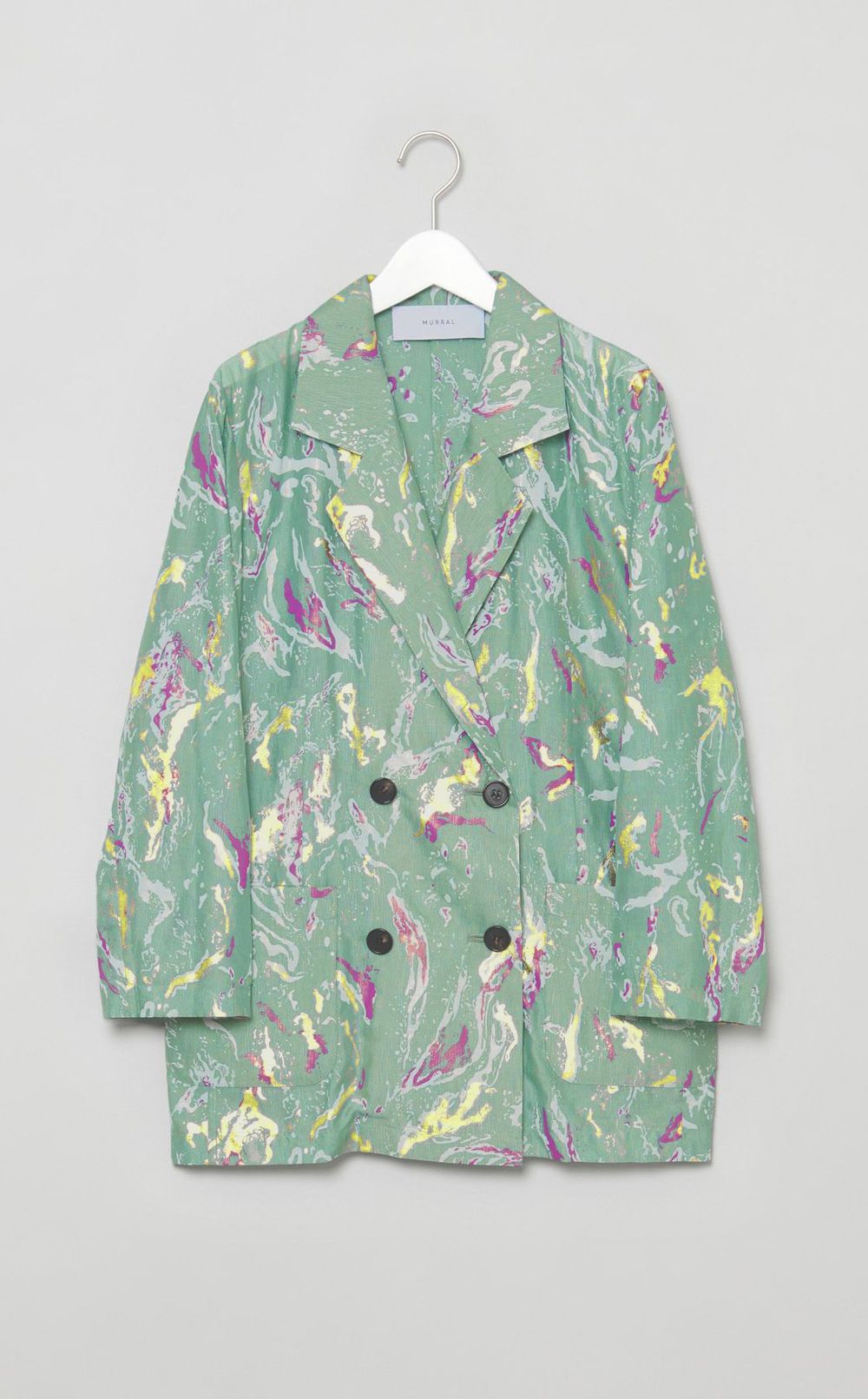 フラワー箔プリントジャケット