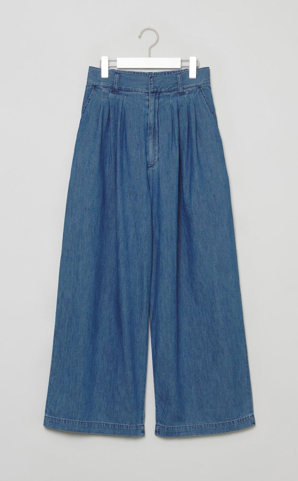 ライトデニムワイドパンツ