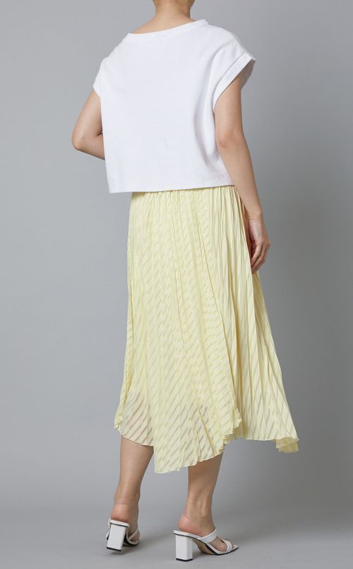 ストライププリーツスカート