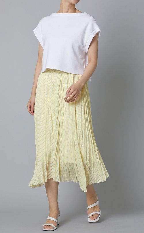 ストライププリーツスカート