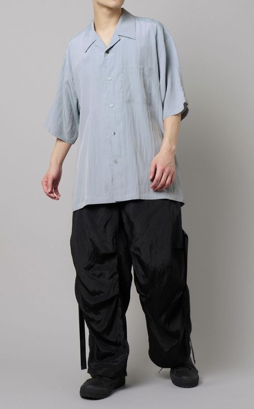 ビスコースショートスリーブシャツ