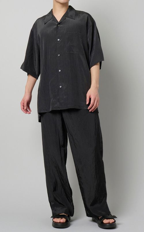 ビスコースショートスリーブシャツ