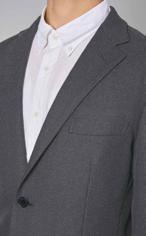 メランジジャージー2パッチジャケット