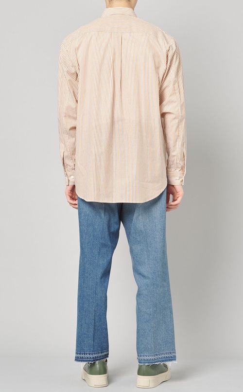 ラウンドヘムシャツ