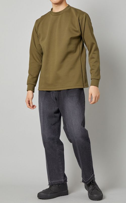 ラインテープロングスリーブTシャツ