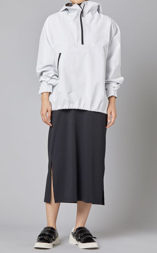 サイドスリットジャージーワンピース