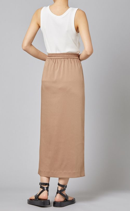 サテンイージースカート