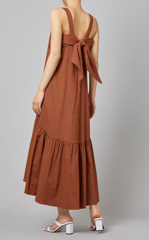 Aラインティアードドレス