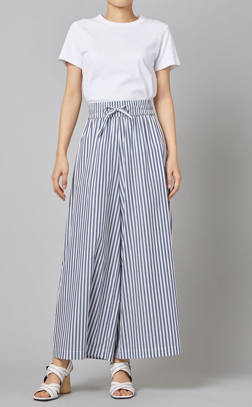 ストライプイージーパンツ