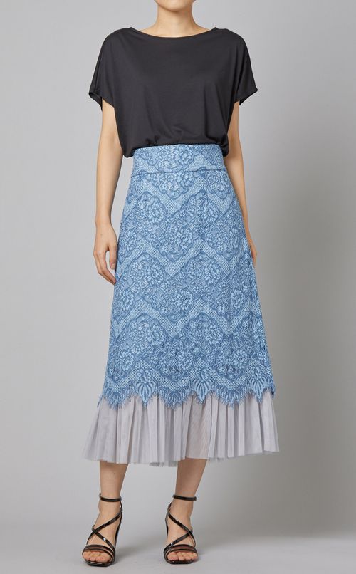 総レーススカート