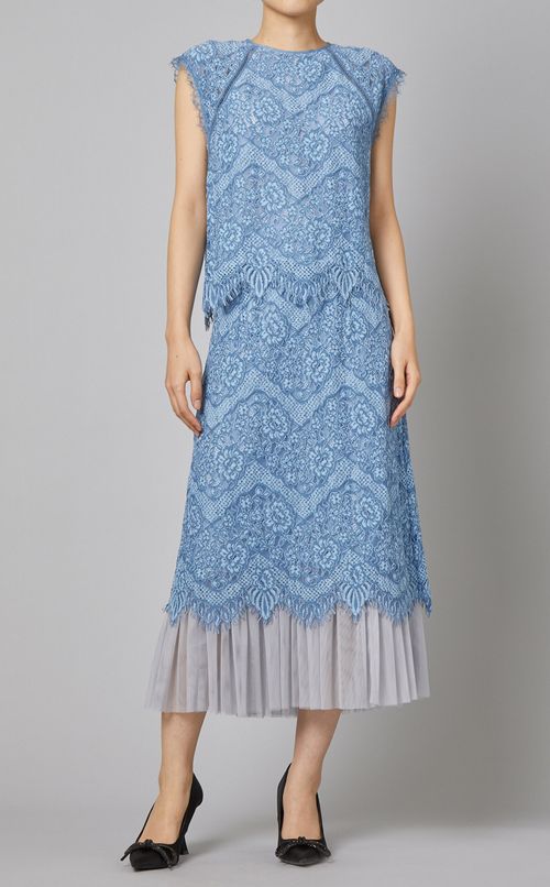 総レーススカート