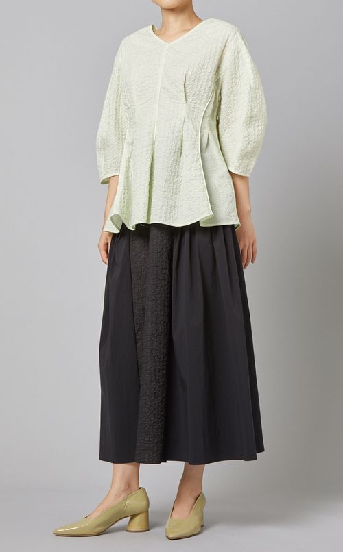 コンビギャザースカート