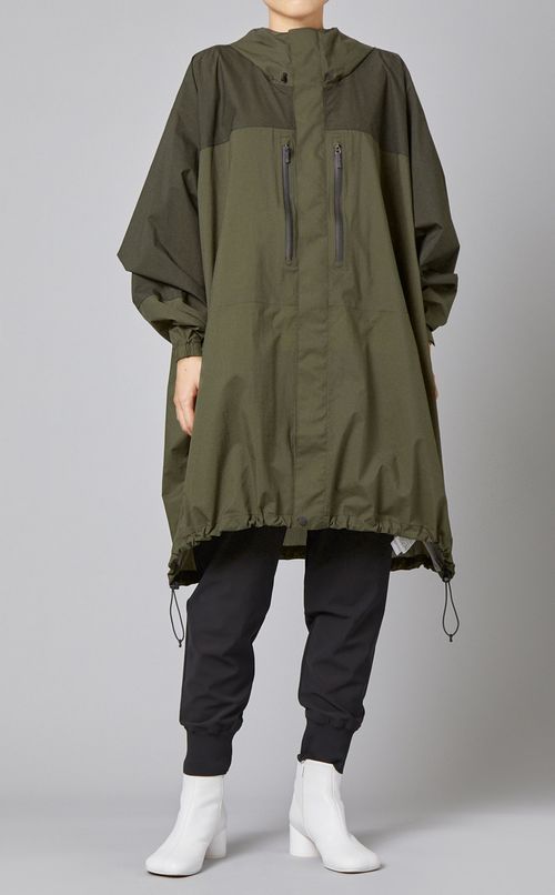 ナイロンフーディポンチョ