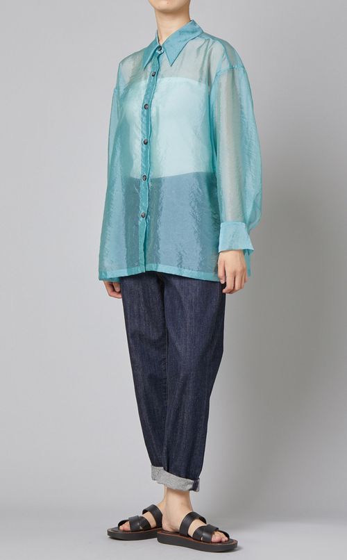 オーガンジービッグシャツ