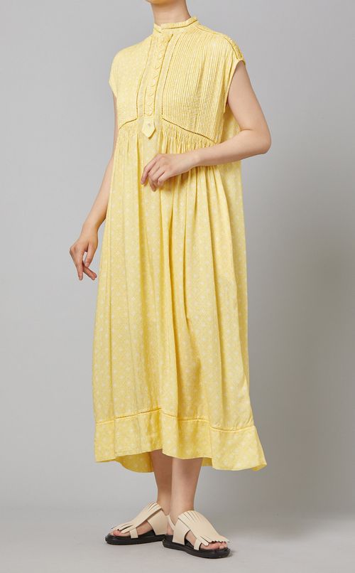 ピンタックデザインワンピース