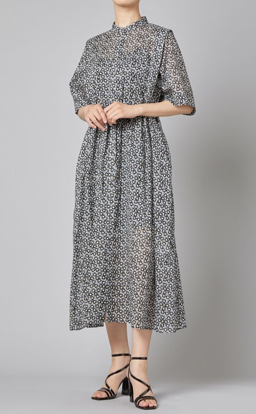 プリントシャツワンピース