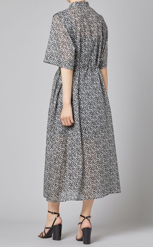 プリントシャツワンピース
