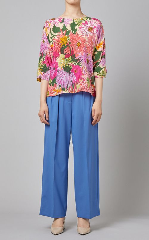 ハイウエストタックパンツ