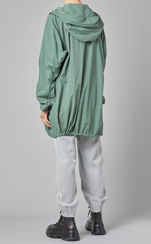 フード付ロングジャケット