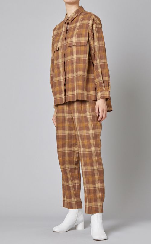 コットンルーズシャツ