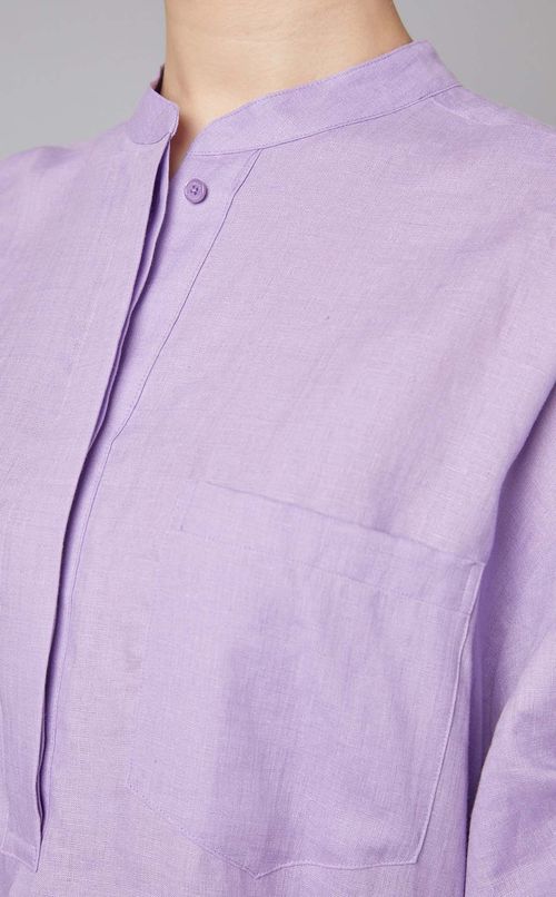 リネンツイストスリーブワンピース