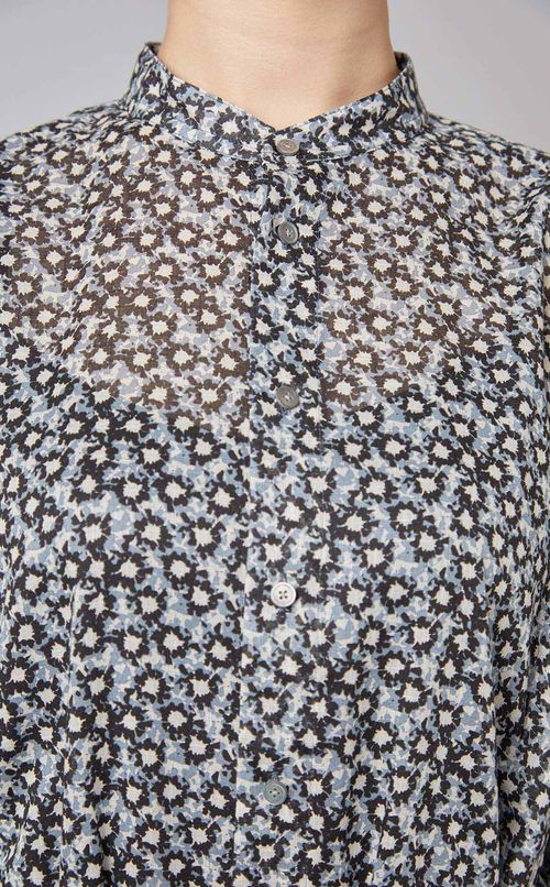 プリントシャツワンピース