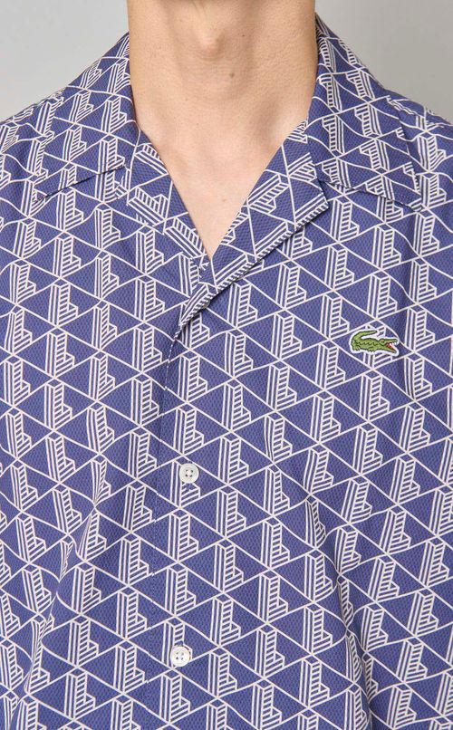 ジャガードレーヨンオープンシャツ