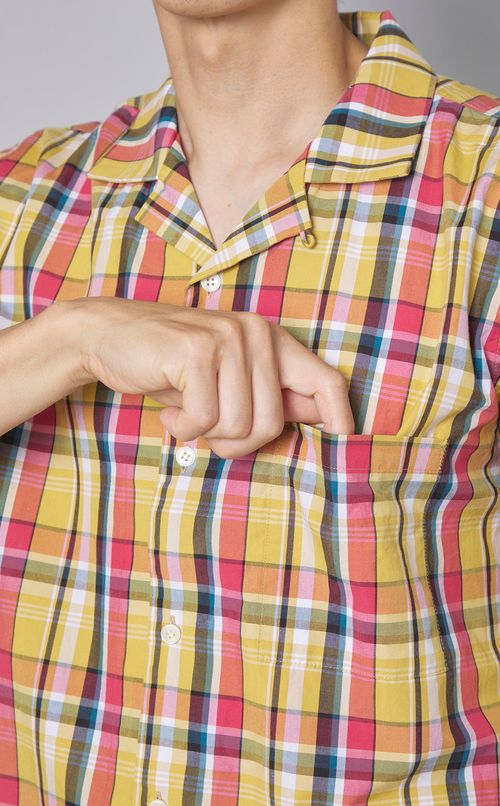 マドラスチェックショートスリーブシャツ