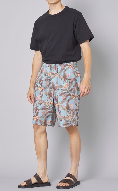 ロンシャンプリントショートパンツ