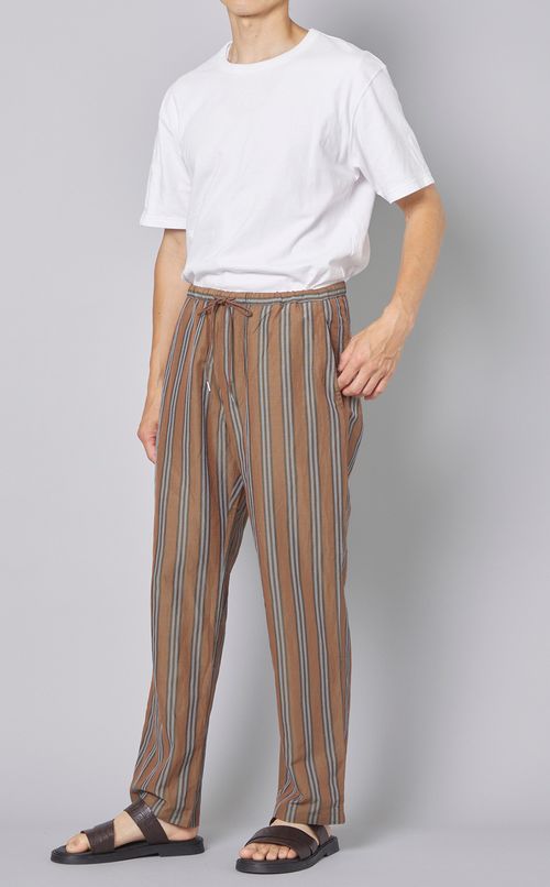 キュプラリネンイージーパンツ