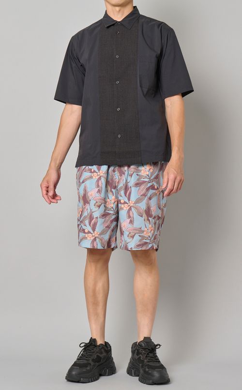 ロンシャンプリントショートパンツ