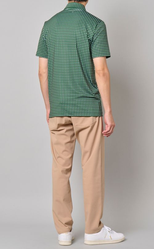 【手洗い可】ピンプリントポロ