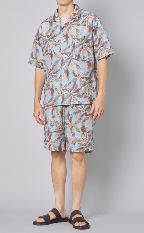 ロンシャンプリントショートパンツ