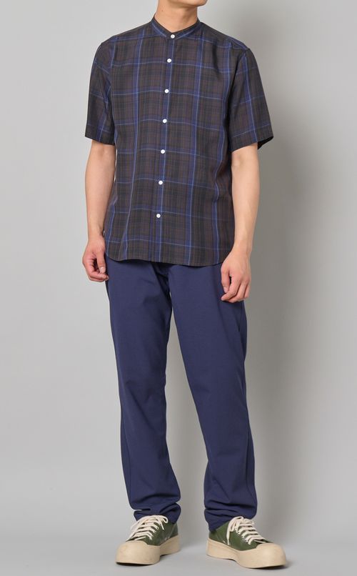 ウールドロストテーパードパンツ