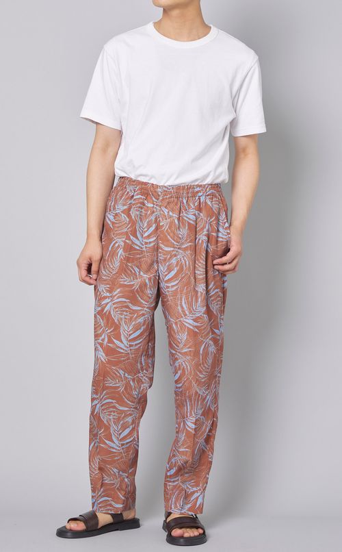 ロンシャンプリントイージーパンツ