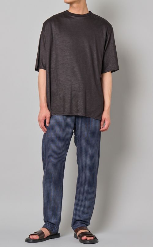 チェックタイダイパンツ