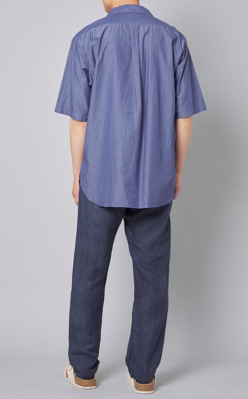 ウォッシュドシャンブレープルオーバー