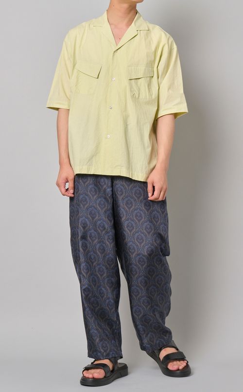 シルクプリントパンツ