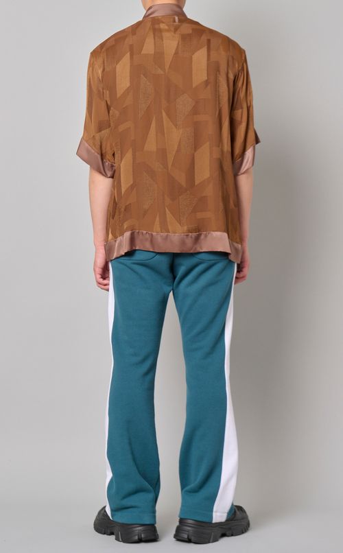 ジャカードハーフスリーブシャツ